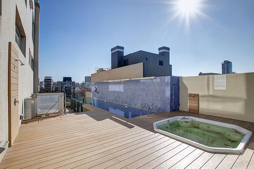 Alquiler Departamento Monoambiente Amoblado Amplio Con Balcón Y Amenities Palermo