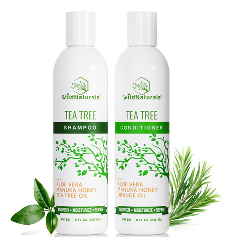 Conjunto De Shampoo E Condicionador Tea Tree