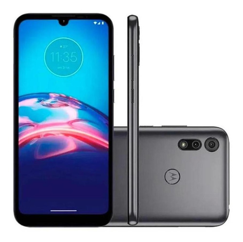 Celular Motorola Moto E6i Xt2053-5 32gb 12mp Tela 6.1  Cinza