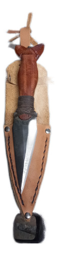 Cuchillo Antiguo Estilo Athame, Acero 5160, Madera