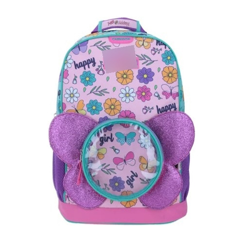 Mochila Happy Girl Primaria Mariposa Backpack Vs1706