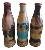 Comprar 4 Botellas Coca Cola Ed. Ltda 2002 Vacias 237 Ml Fotos 1 Y 2