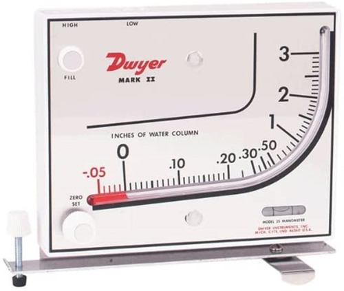 Dwyer Serie Mark Ii 25 Manómetro De Plástico Moldeado