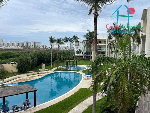 Pacífico Diamante Amarras 201. En Condominio Con Club De Playa. Con Terraza Y Bodega