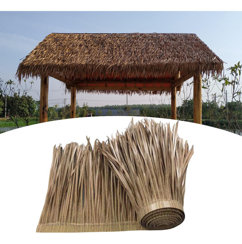 Rollo De Paja Con Forma De Palma, Práctico, De 20 Cm De Alto