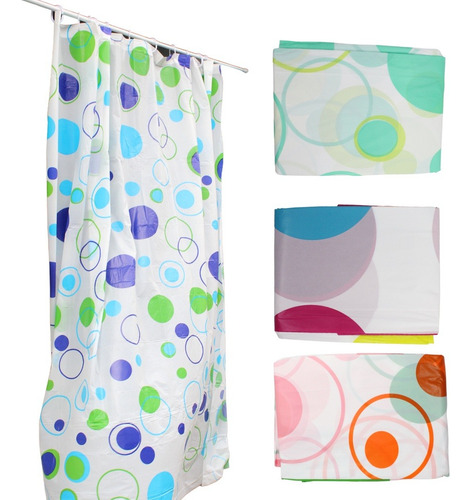 Cortina Box Banheiro De Pvc Antimorfo