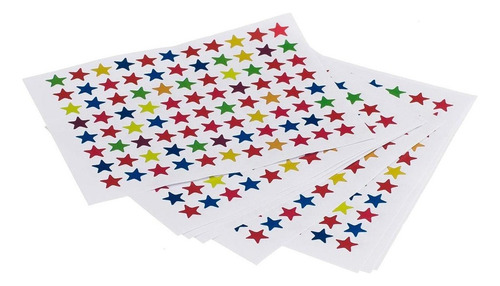 . 880 Piezas Pegajosas En Forma De Estrella Multicolor