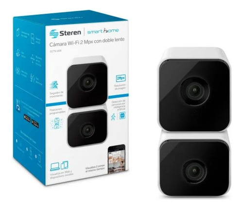 Camara Doble Wifi 2 Mpx Doble Lente