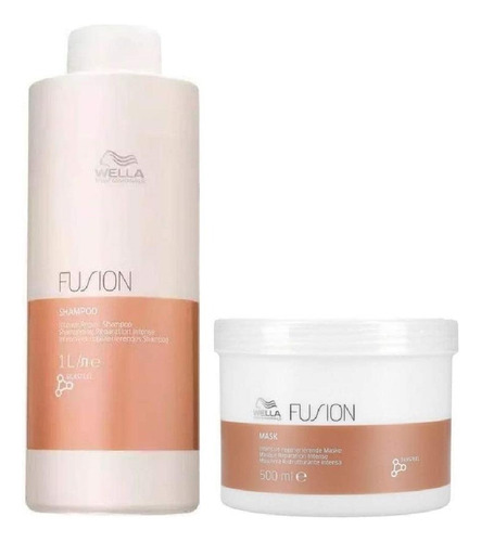 Wella Professionals Fusion Shampoo 1l + Máscara 500ml