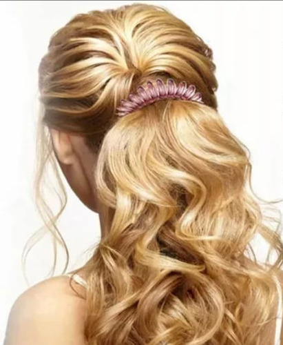 12 Set Donas Ligas Elasticas Cabello Satinadas Scrunchies