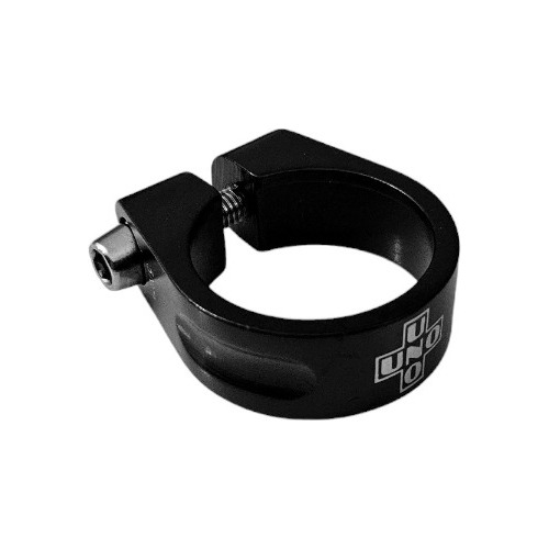 Collar Clamp 34.9 Mm Aluminio Negro Con Tornillo Uno