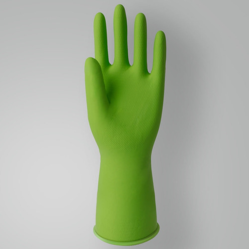Kit 05 Luvas De Latex Sanro Top Verde Tamanho G