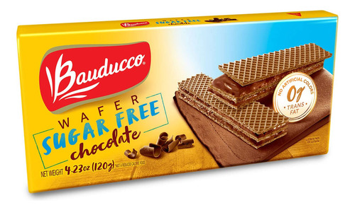 Bauducco Obleas De Chocolate Sin Azcar  Galletas De Oblea Cr