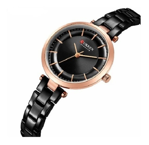 Reloj Curren Modelo Cr-9054 Color Negro