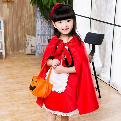 A Para Disfraz De Caperucita Roja Para Niños Halloween
