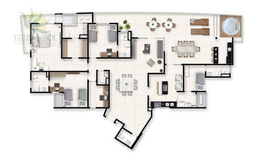 Imagem 28 de 30 de Cobertura Com 216m, 3 Suítes, 3 Vagas De Garagem No Izzi Residence Eusébio - Co0002