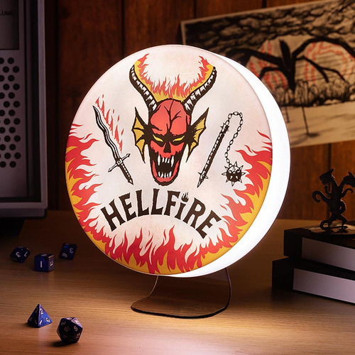 Luz De Montaje Hellfire Club Logo Stranger Things Color De La Estructura Color De La Pantalla