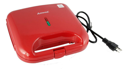 Sanduicheira E Grill Amvox Ams 370 Red 110v