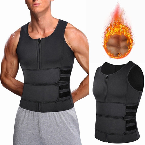 Chaleco Deportivo Con Corsé Para Hombre Fajas Abdominales