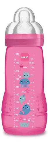 Mamadera Mam 330 Ml. Easy Active, Tetina 4+ Meses