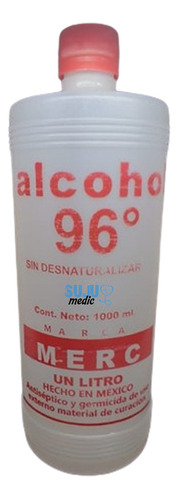 Álcohol Rojo Botella De 1 Litro