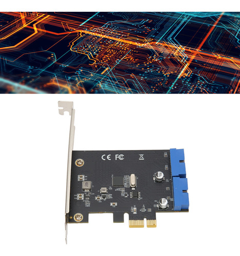 Adaptador De Tarjeta Pci Express Usb3.0 De 2 Puertos A Usb 3