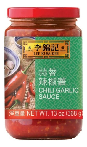 Pack 12 Frascos De Chili Garlic Sauce Lee Kum Kee 368g