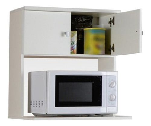 Imagen 5 de 9 de Mueble Porta Microondas Alacena Organizador Colgante Dielfe