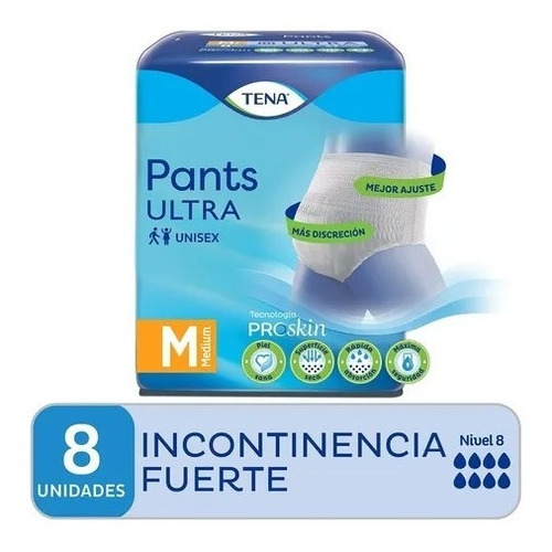  Tena Ultra Ropa Int. M X 32 Unidades. Unisex P/adultos  +