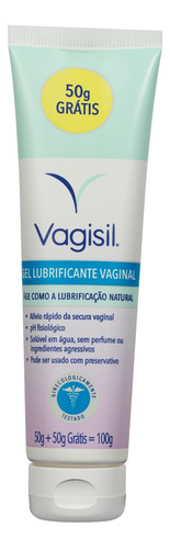 Gel Lubrificante Vaginal Vagisil Bisnaga 100g Grátis 50g