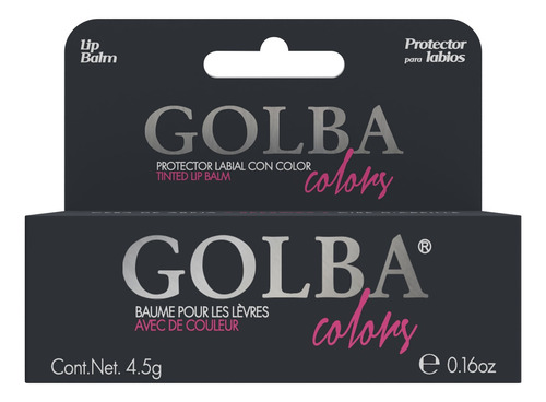 Balsamo Labial Golba Colors Tono París 4.5g