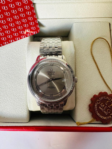 Reloj Pulsera Omega De Ville Gris Plata Plata Plata Gris (Usado)