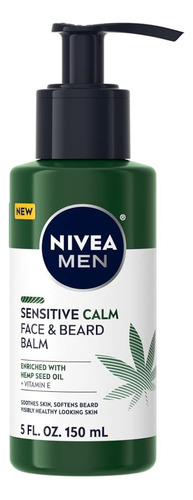 Nivea Men Sensitive Calm Face And Beard Balm, Bálsamo Para B
