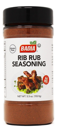 Badia Rib Rub Seasoning 156 G R- Condimento Para Costillitas