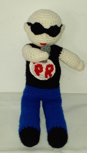 Muñeco Patricio Rey Tejido A Crochet. 50 Cm. Parque Chas.