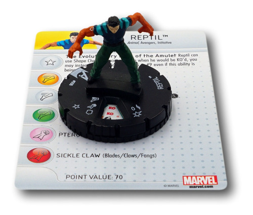 Heroclix Marvel Avengers Assemble Reptil #008