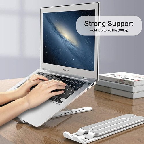 Soporte Ajustable Pata Laptops Color Rosado