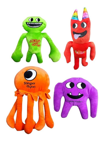 Peluche Captain Fiddles Garten Of Banban Ban Ban 35 Cm