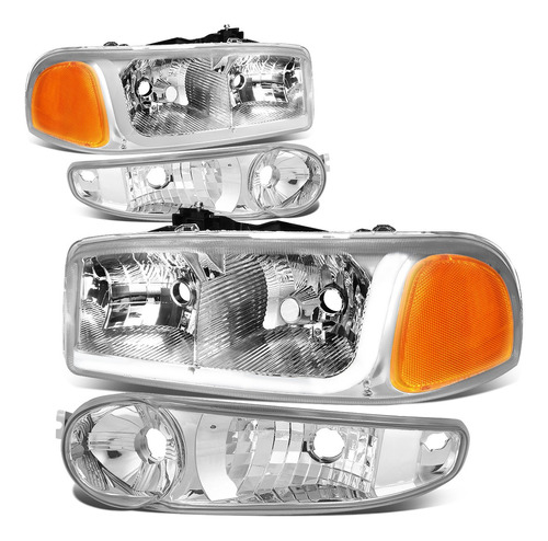 Auto Dynasty 4 Faro Led Drl Lampara Parachoque Gmc Sierra Xl