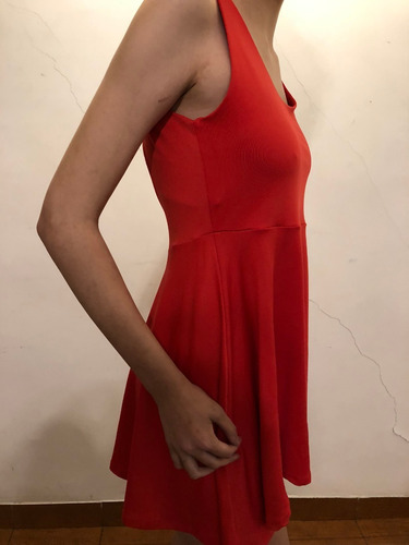 Vestido Muaa Rojo Microfibra Talle Xl