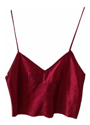 Blusa Top Allô Martínez Rojo Fiesta O Casamiento