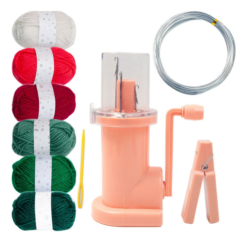 Easy Knitter Diy Craft Suéteres Hilo De 6 Colores Rosa