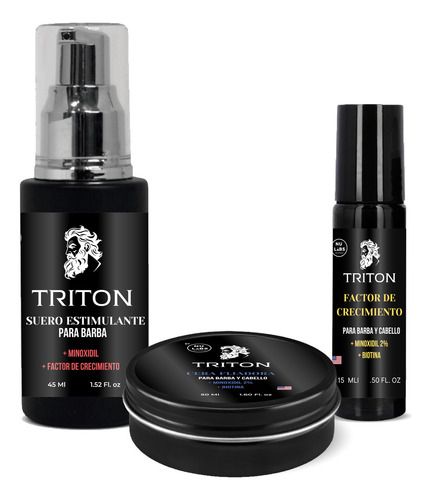 Balsamo Crecimiento De Barba Y Bigote Con Minoxidil