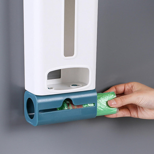 Soporte Y Dispensador De Bolsas De Plástico Para Alimentos