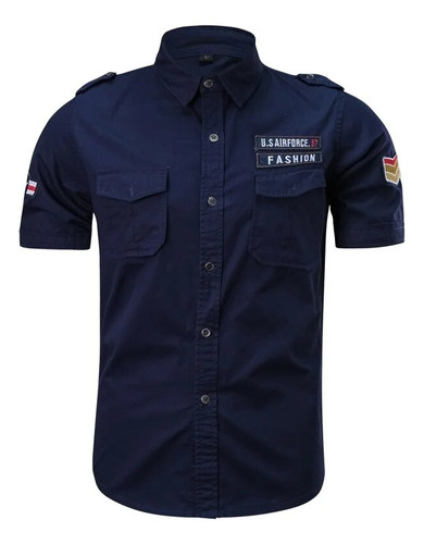 Camisa Táctica Militar De Algodón Para Hombre De Verano