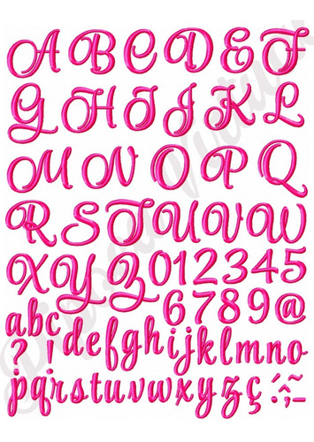 Lindo Alfabeto Completo.. Matrizes Para Bordado Cod34