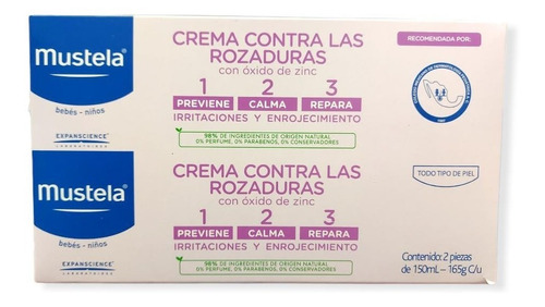 Pomada Para Rozaduras Mustela 150 Ml Crema Para Rosaduras