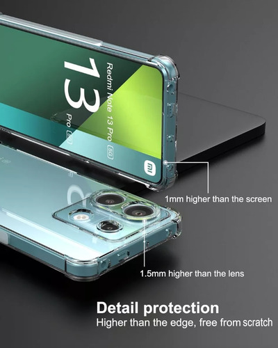 Kit Magnético Poco X6: Funda + Templado + Protector Lente