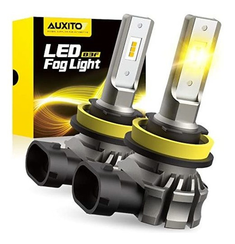 Auxito H11-h8-h16 Led Fog Light Bulbs Or Drl, 6000 Lumens 30