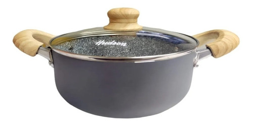 Cacerola Olla 20cm Hudson Granito Aluminio Antiadhe Ceramic